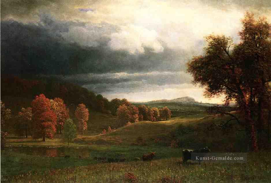 Herbst Landschaft der Catskills Albert Bier Ölgemälde